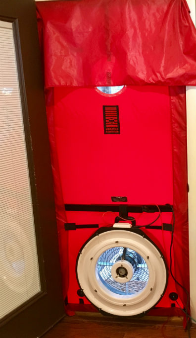 blower door testing